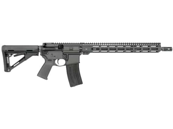 Midwest Industries MI-15F 15" MLOK Semi-Automatic Centerfire Rifle 223 Wylde 16" Barrel Black and Black Adjustable