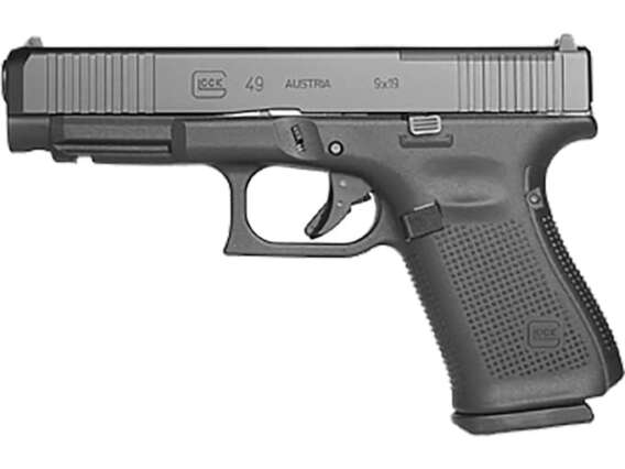 Glock Glock 49 MOS Semi-Automatic Pistol 9mm Luger 4.49" Barrel 15-Round Black