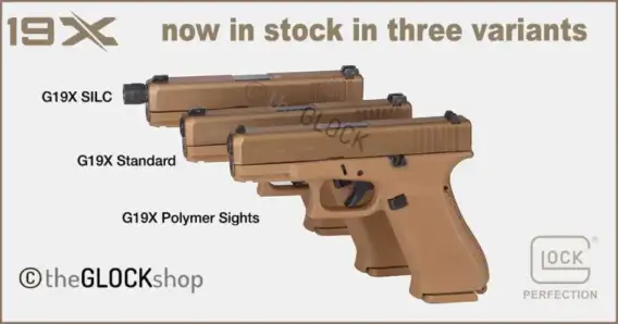 Glock 19X 3 models available FB