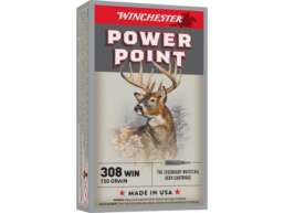 Winchester Power Point Ammunition 308 Winchester 150 Grain Power-Point