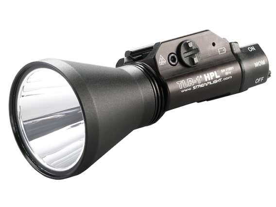 Streamlight TLR-1 HPL Weapon Light LED with 2 CR123A Batteries for Glock or Picatinny Rails Aluminum Matte