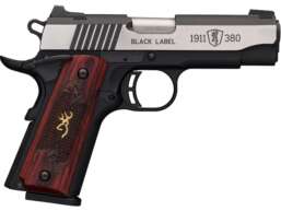 Browning 1911-380 Black Label Medallion Pro Pistol 380 ACP Night Sights 8-Round Black