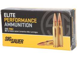 Sig Sauer Elite Performance Ammunition 308 Winchester 150 Grain Full Metal Jacket Box of 20