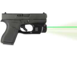 LaserMax CenterFire Weapon Light Mint Green LED with Laser Sight and GripSense Black