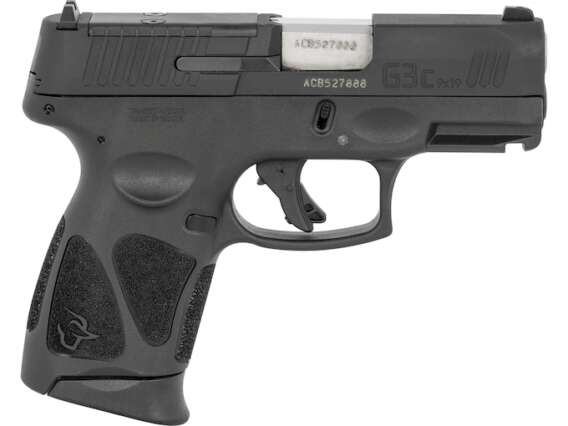 Taurus G3C OR Semi-Automatic Pistol 9mm Luger 3.2" Barrel 12-Round Black Black