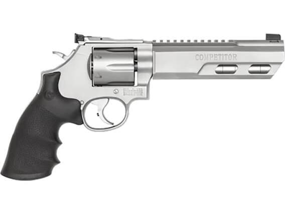 Smith & Wesson Performance Center Model 686 Competitor Revolver 357 Magnum 6" Barrel 6-Round Stainless Black