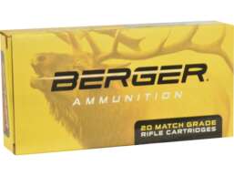 Berger Match Grade Ammunition 308 Winchester 185 Grain Classic Hunter Box of 20