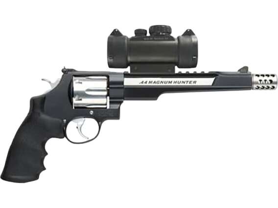 Smith & Wesson Performance Center Model 629 Magnum Hunter Revolver 44 Remington Magnum 7.5" Barrel 6-Round Stainless Black