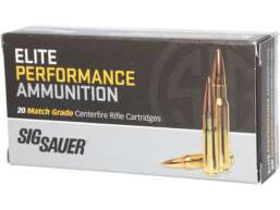 Sig Sauer Elite Performance Match Grade Ammunition 308 Winchester 175 Grain Open Tip Match