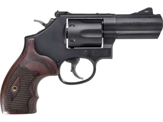 Smith & Wesson Performance Center Model 19 Carry Comp Revolver 357 Magnum 6-Round Blued Wood