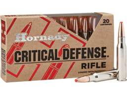 Hornady Critical Defense Ammunition 308 Winchester 155 Grain FTX Box of 20