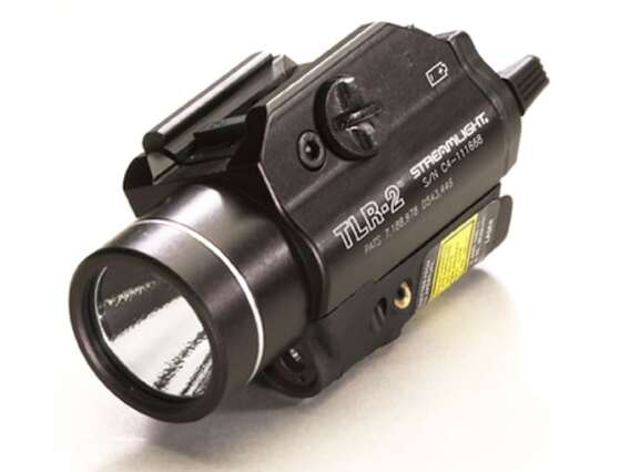 Streamlight TLR-2 Weapon Light White LED with Red Laser and Batteries for Glock or Picatinny Rails Aluminum Matte