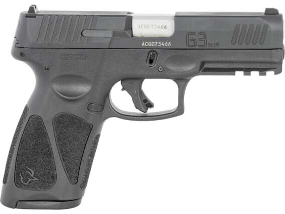 Taurus G3 MA Semi-Automatic Pistol 9mm Luger 4" Barrel 10-Round Black Black