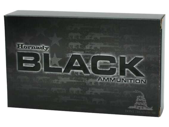 Hornady BLACK Ammunition 5.56x45mm NATO 62 Grain Full Metal Jacket Box of 20